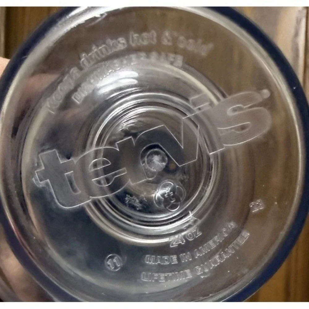 Tervis Notre‎ Dame Fighting Irish Tumbler 24 Oz Blue Lid Leprechaun Mascot USA